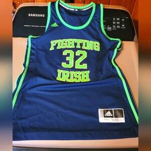 Women's Adidas Notre Dame Fighting Irish Football Jersey L